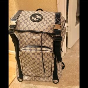 Temporary Sale Authenticity Gucci GG Backpack